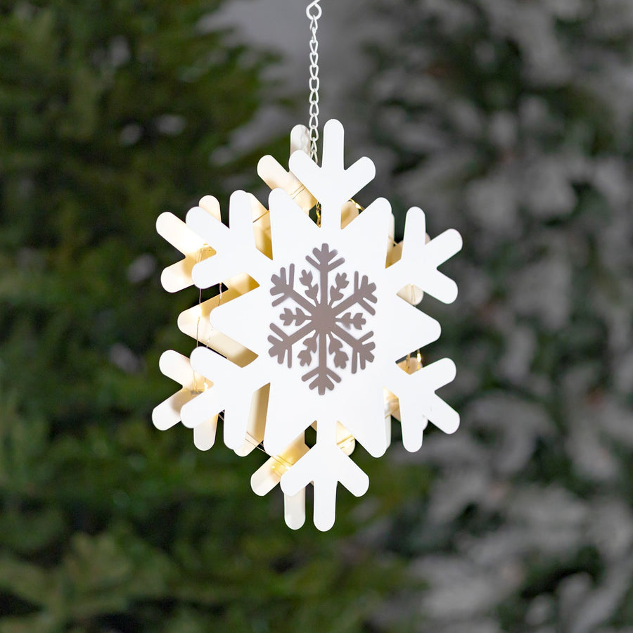 LED Backlit Iron Snowflakes product photo 3