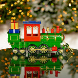 Special Delivery iron tabletop Christmas train view 2
