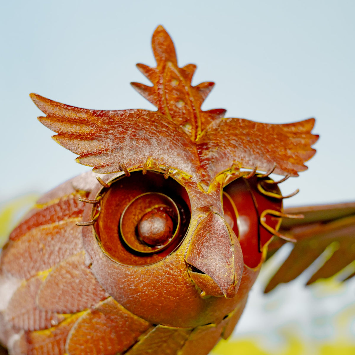 58 inch metal owl rocking garden stake Wendy product photo