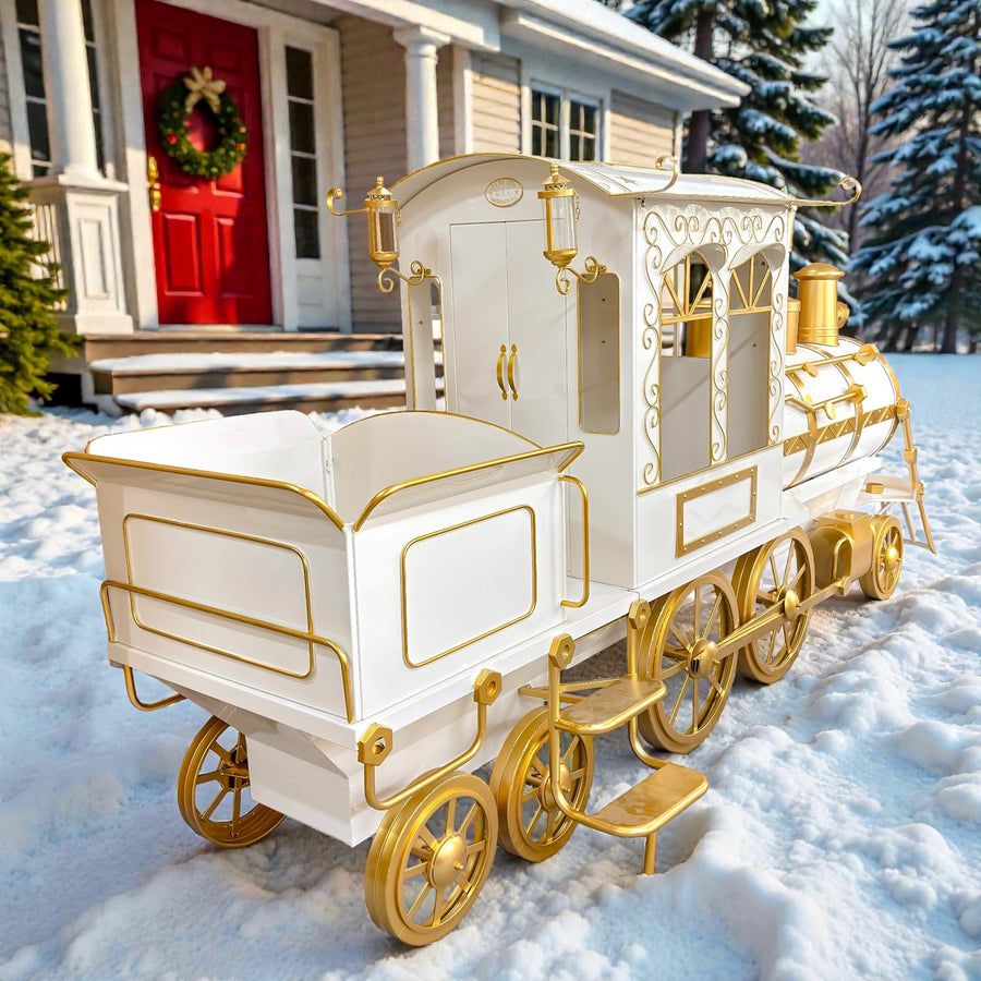 White & Gold Train product photo 3