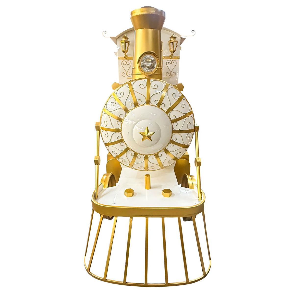 White Gold Flying Santa product photo 4