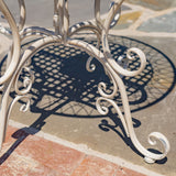 San Marino round mosaic bistro table detail 3