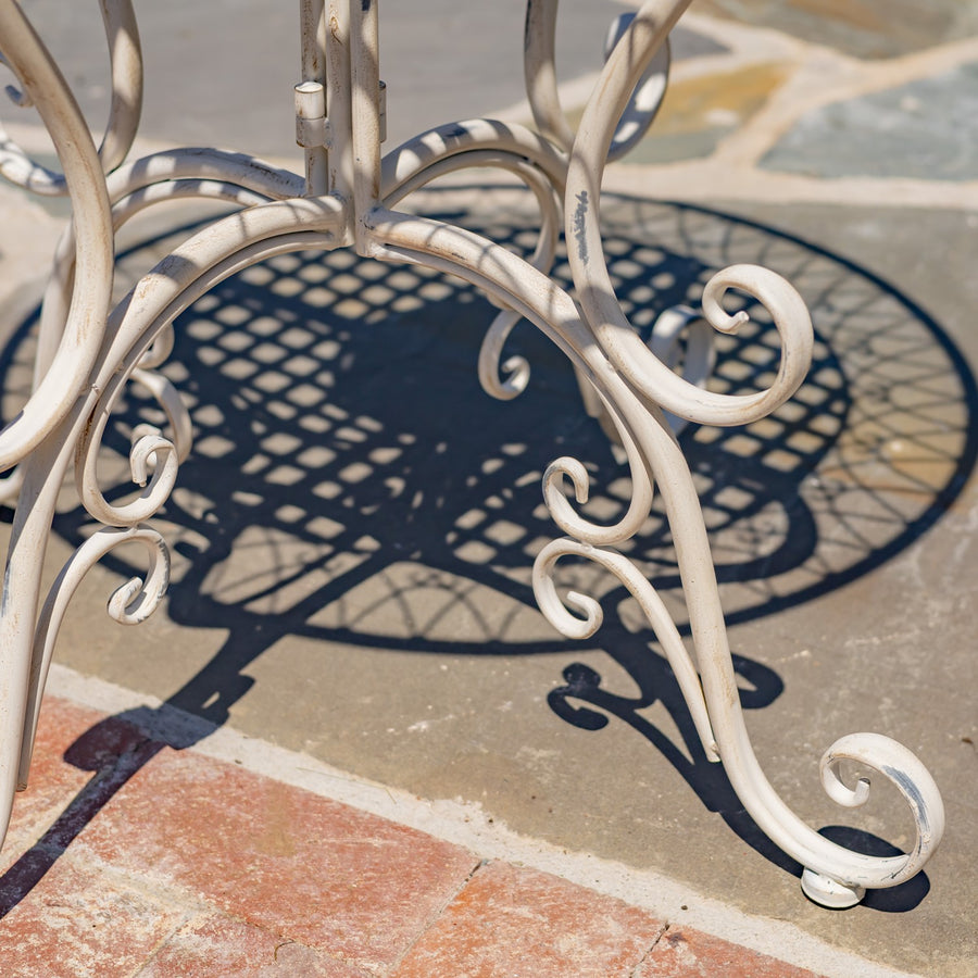 San Marino round mosaic bistro table detail 3