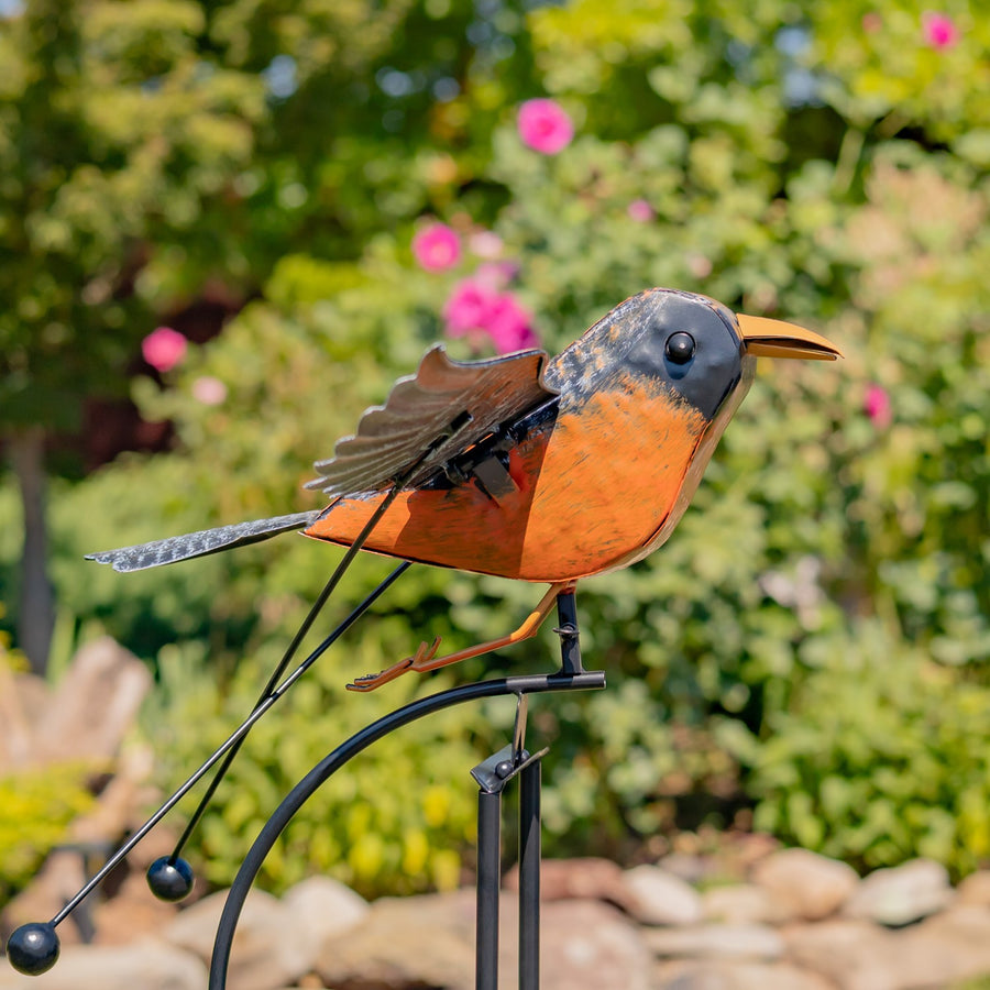 Flying Robin iron swing stake view 4