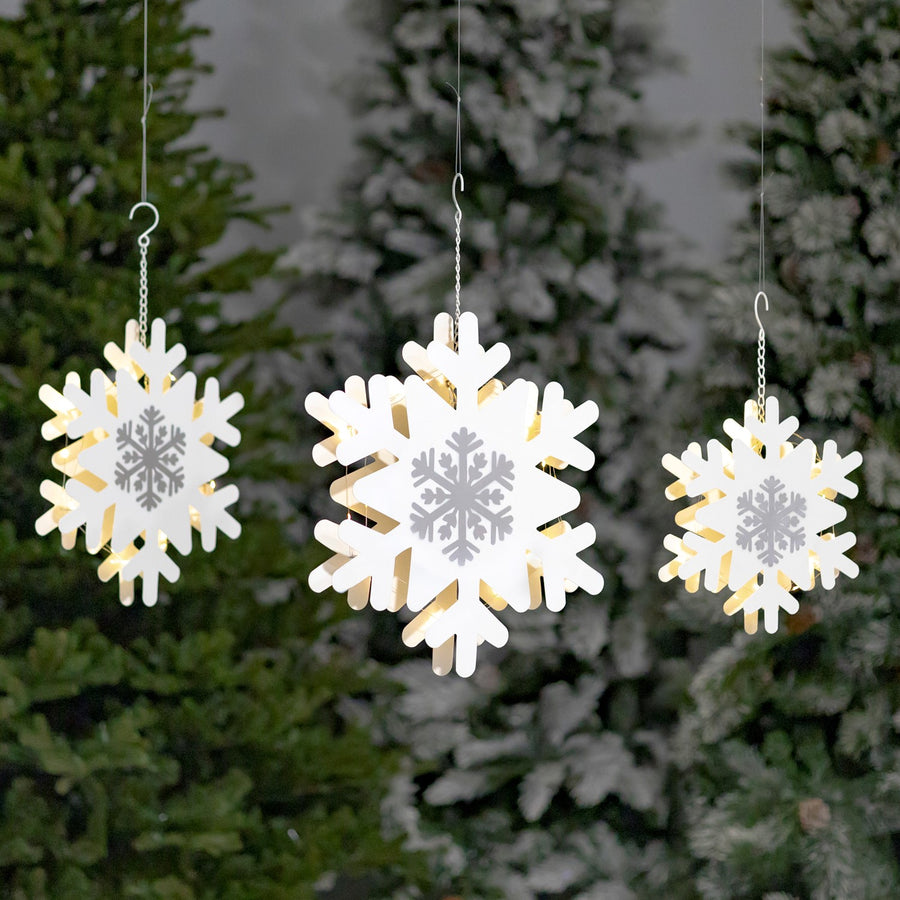 LED Backlit Iron Snowflakes product photo 5