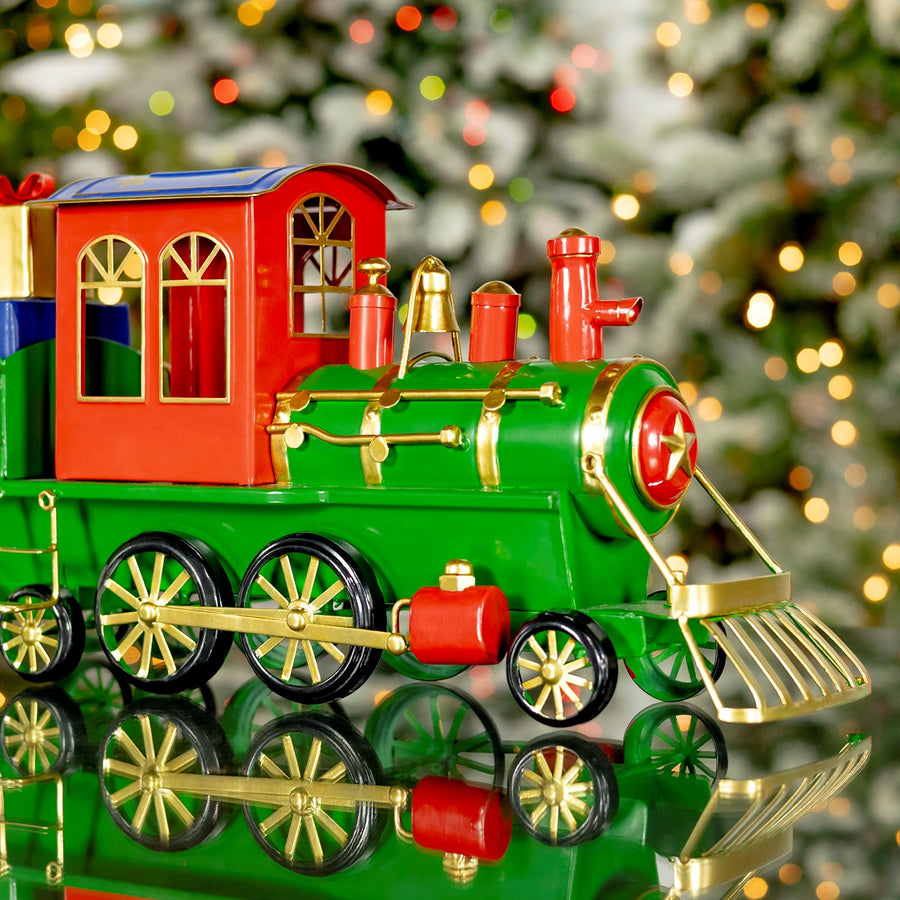 Special Delivery iron tabletop Christmas train view 4