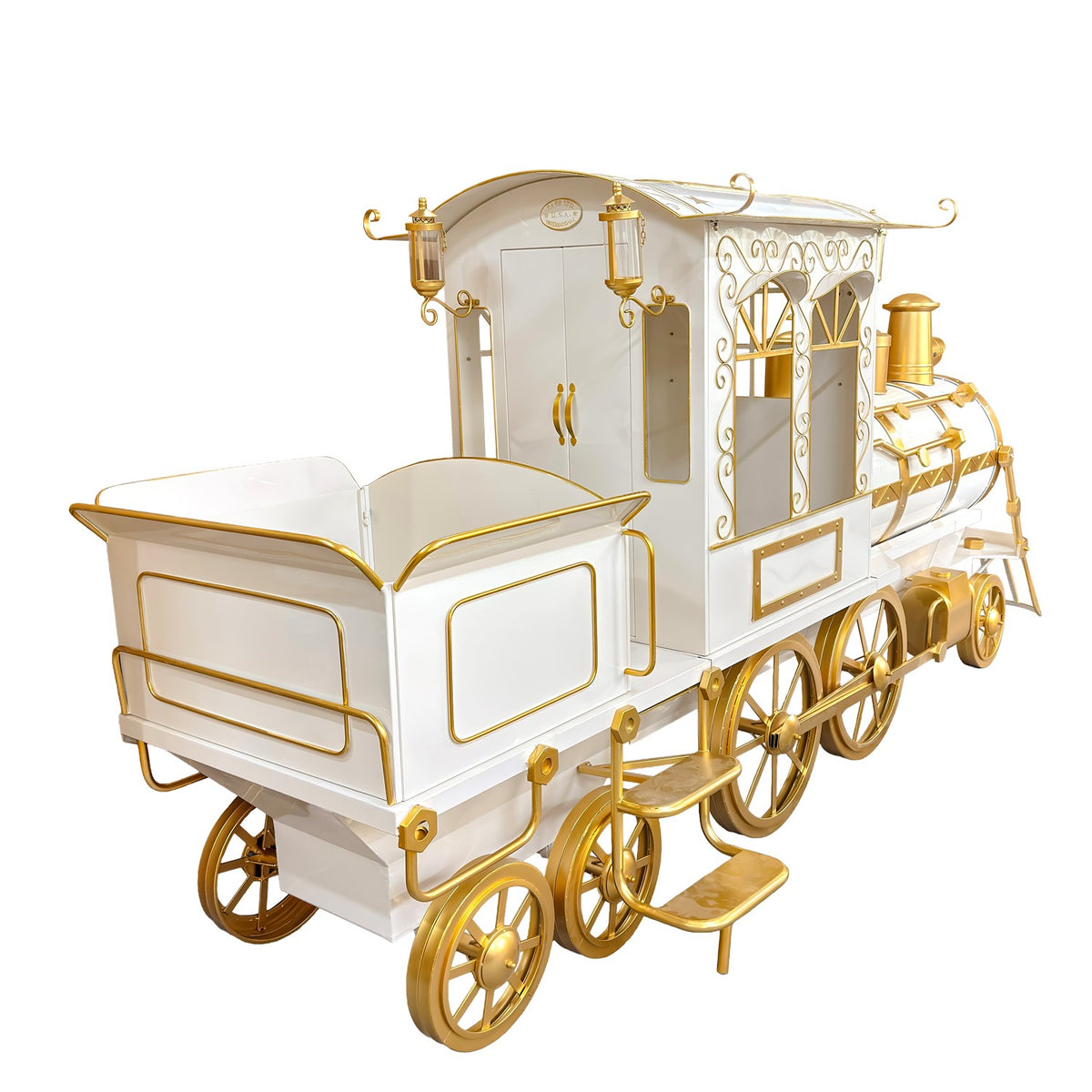 White & Gold Train product photo 5