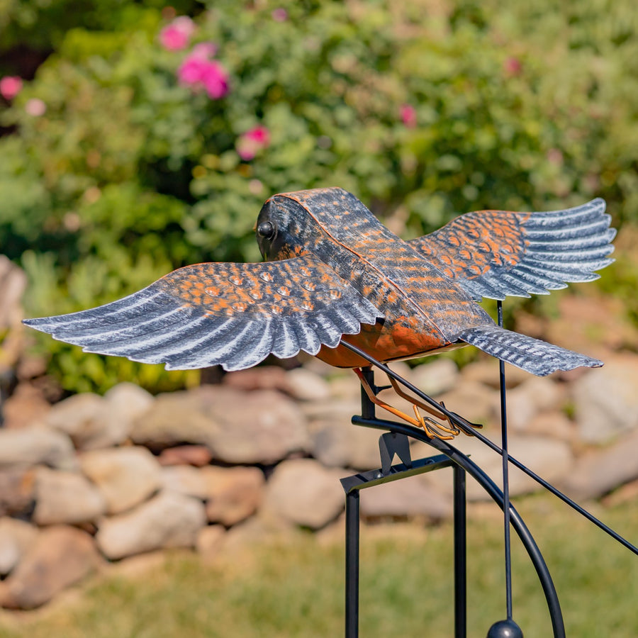 Flying Robin iron swing stake view 5