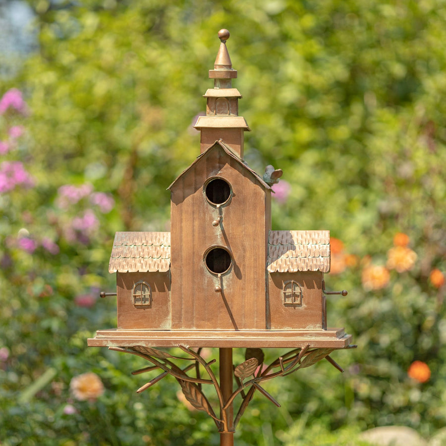 Montana multi-home birdhouse stake product photo 5