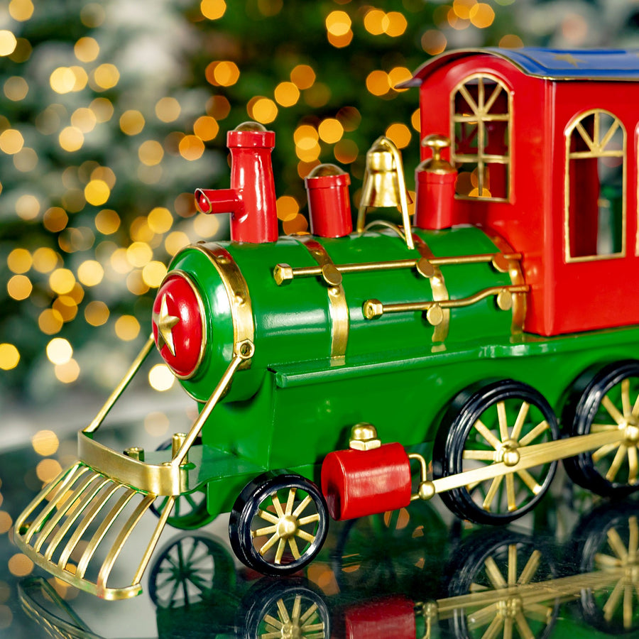 Special Delivery iron tabletop Christmas train view 5
