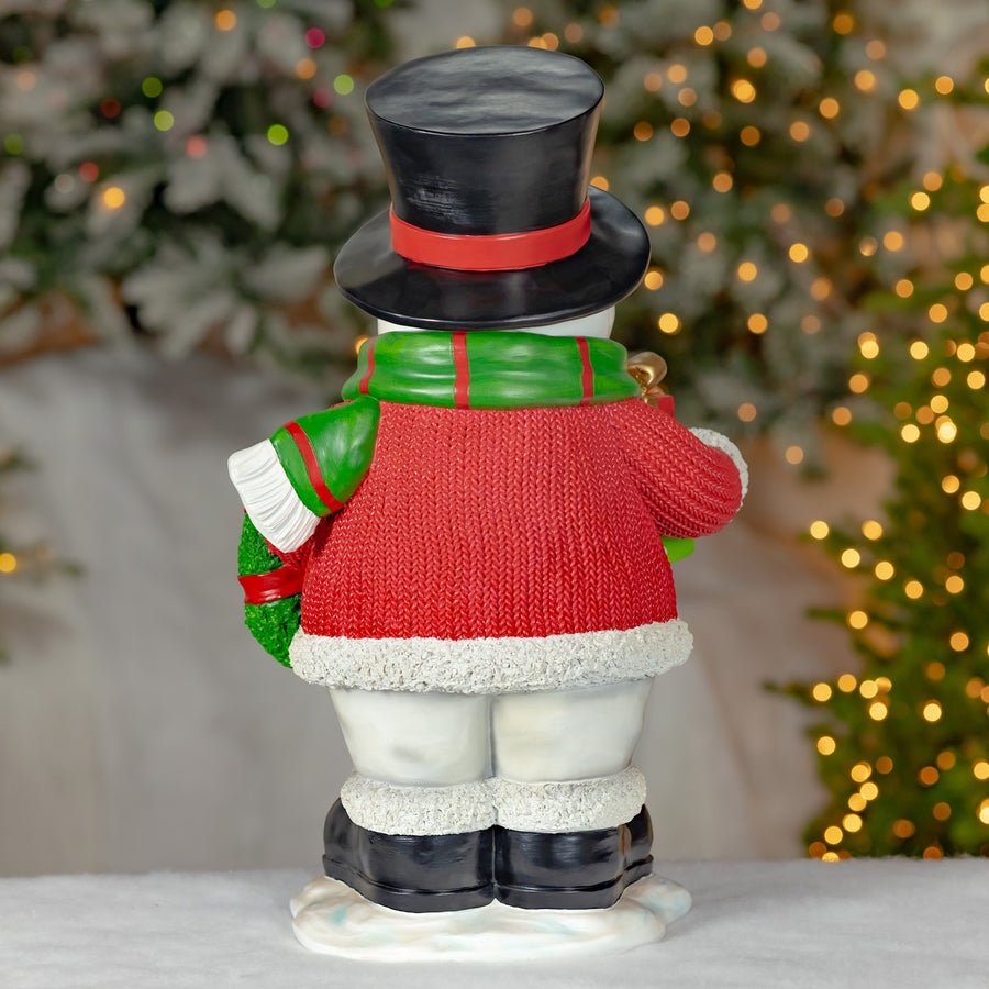Light-Up Polyresin Snowman product photo 6