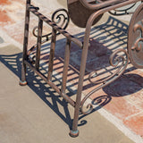 Atlantis backless mosaic metal chair Plato product photo 5