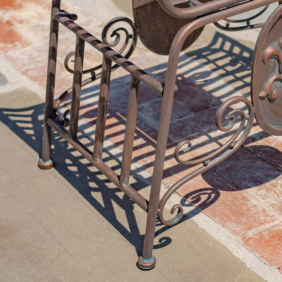Atlantis backless mosaic metal chair Plato product photo 5