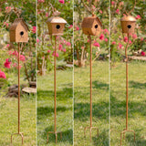 Antique Copper Iron Birdhouse Stake product photo 7