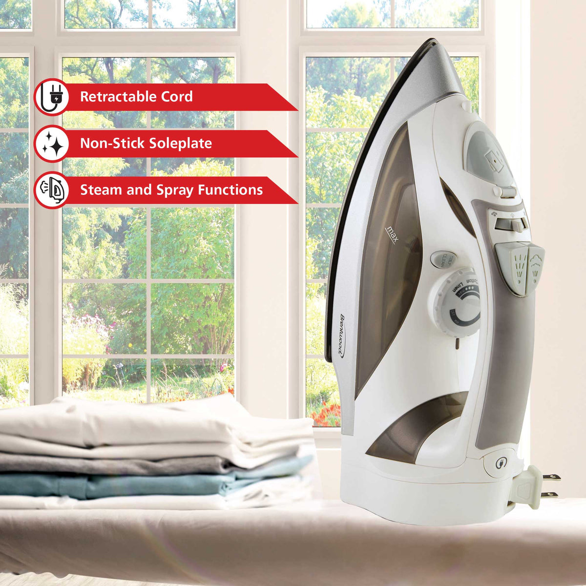 Brentwood Steam Iron product photo 3