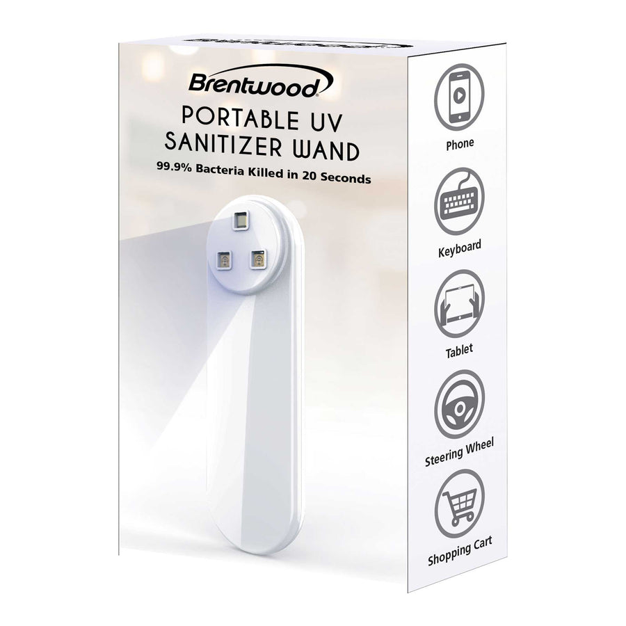 Brentwood UVS-300 portable UV sanitizer wand specifications